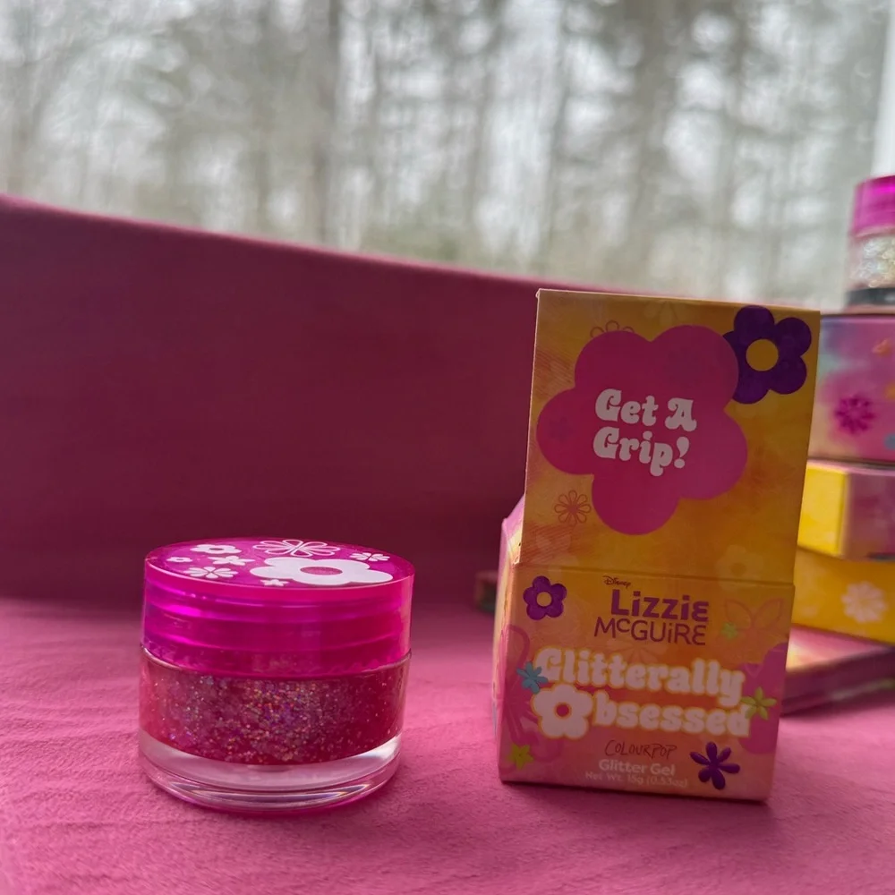 Colourpop Lizzie McGuire Glitter Gel Set - Glitterally Obsessed 2 Pieces - NIB - Picture 2 of 10